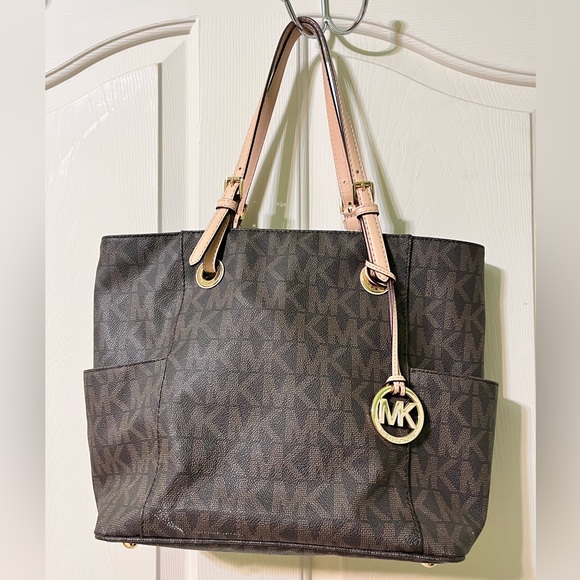 Michael Kors Handbags - “Michael Kors Large Tote Bag | Brown Logo | Everyday Bag”